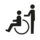 für Rollstuhlfahrer eingeschränkt zugänglich